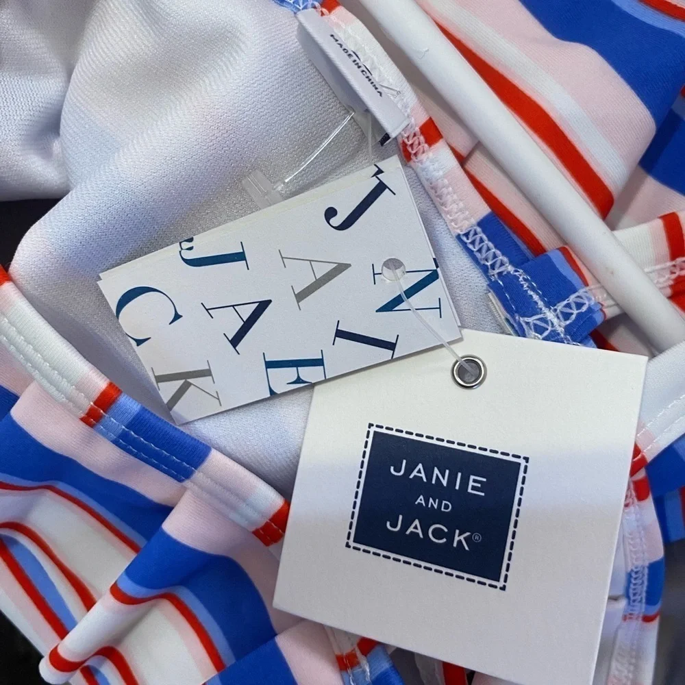 Janie and Jack red swimsuit piece